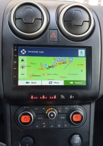 Navigatie Android Nissan Qashqai Waze Youtube GPS BT - Img 3