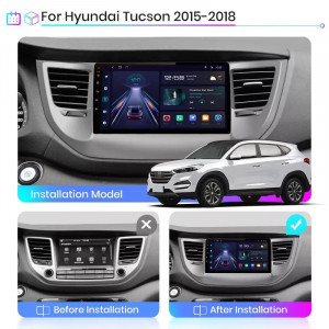 Navigatie Hyundai Tucson 2015-2018 Waze YouTube GPS BT USB - Img 7