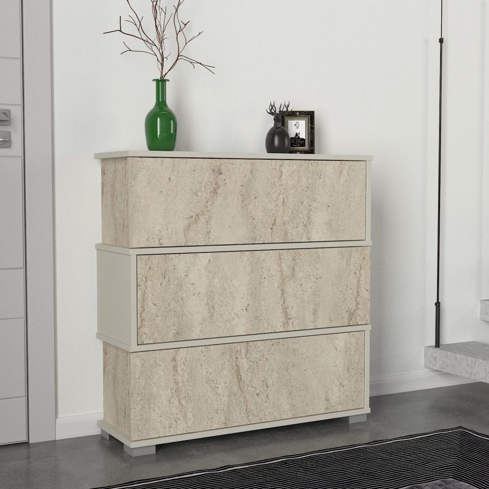 Mobilier hol, Stone Serenity, vedere frontală închisă