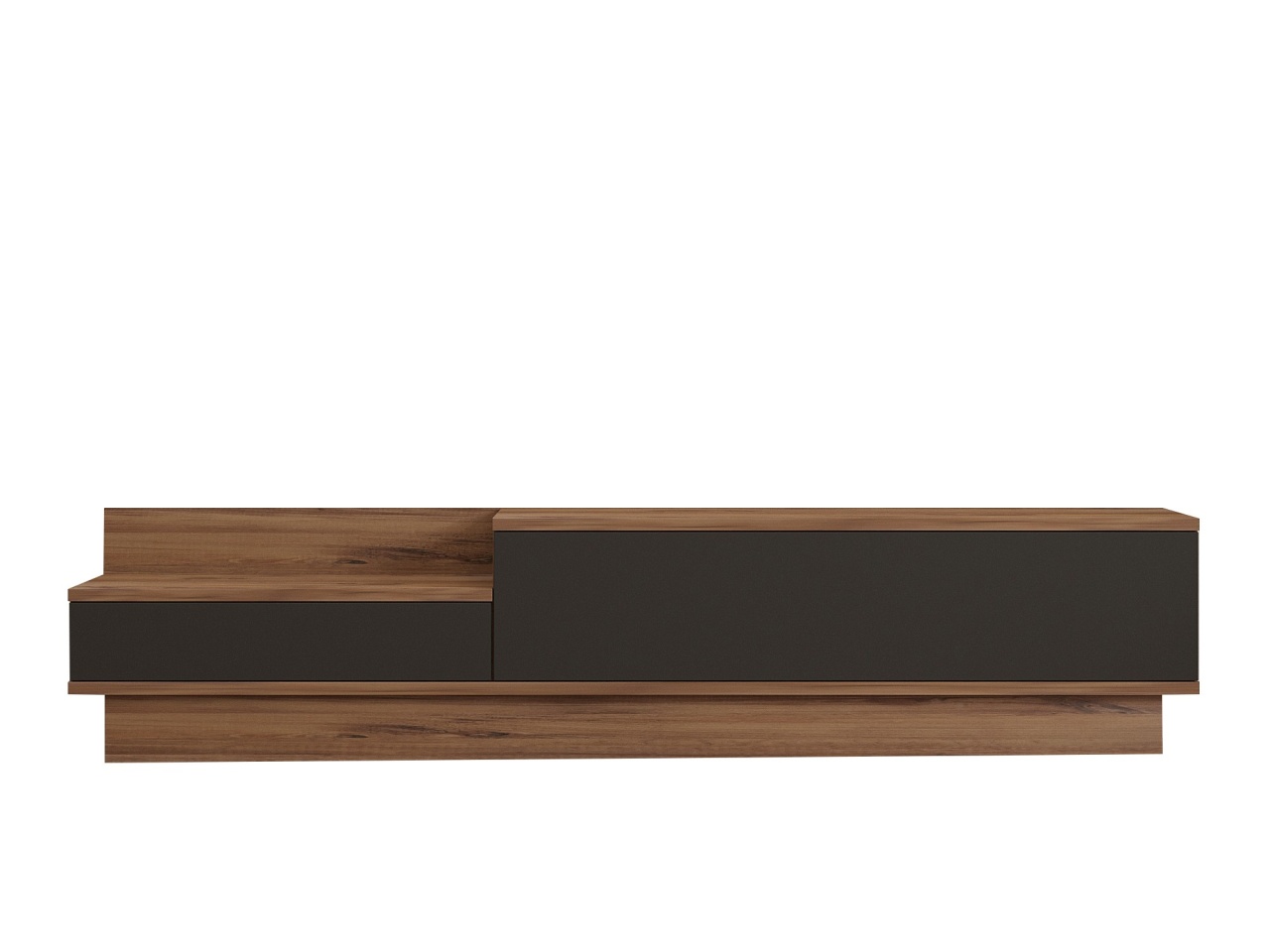 Comoda TV, As R, UnicUtil, Pin Atlantic-Antracit, Lățime: 160 cm, Înălțime: 35 cm, Adâncime: 35 cm - view 6