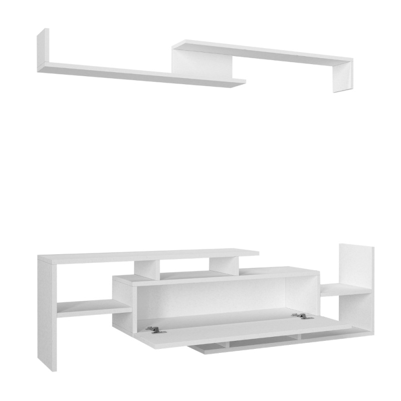 Comodă TV, Dream Tv Unit, UnicUtil, Alb - imagine 5