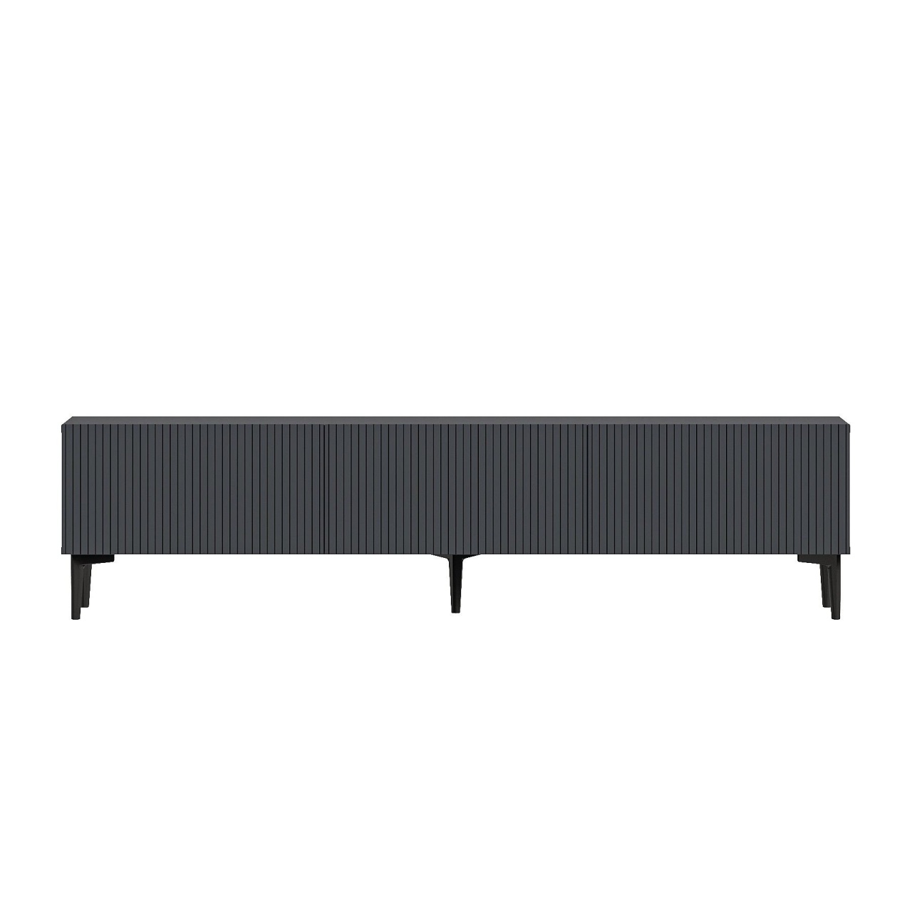 Comoda TV, Oscar Anthracite, UnicUtil, Antracit, Lățime: 180 cm, Înălțime: 45 cm, Adâncime: 31,4 cm - view 5