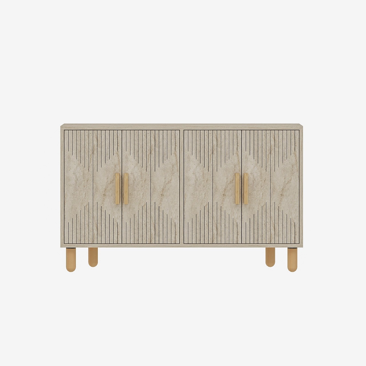 Consolă, Roger Traverten, UnicUtil, Travertin, Lățime: 120 cm, Înălțime: 73,6 cm, Adâncime: 29,6 cm - view 4