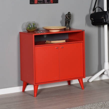 Dulap multifunctional, Shell wave, UnicUtil, Culoarea Rosu - 2 | YEO