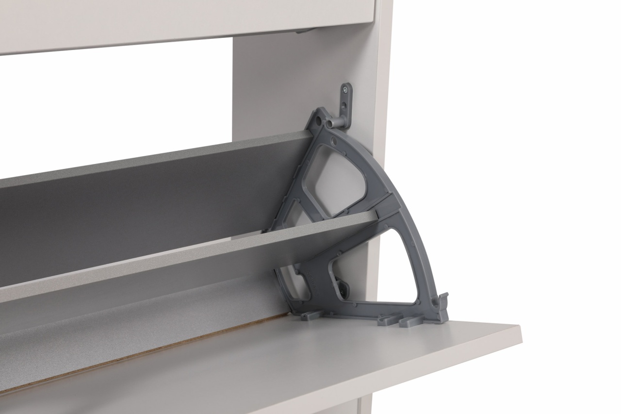 Dulap pentru pantofi, Shc 320, UnicUtil, Alb,Lățime: 51 cm, Înălțime: 84 cm, Adâncime: 26 cm - view 10