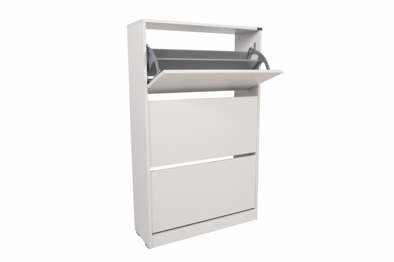 Dulap pentru pantofi, Shc 530, UnicUtil, Alb, Lățime: 73 cm, Înălțime: 119 cm, Adâncime: 26 cm - view 4