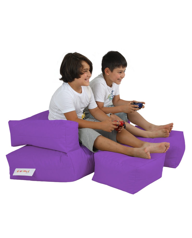 Fotoliu Puf Gradina, Blaze glow, UnicUtil, Culoarea Mov - 3 | YEO