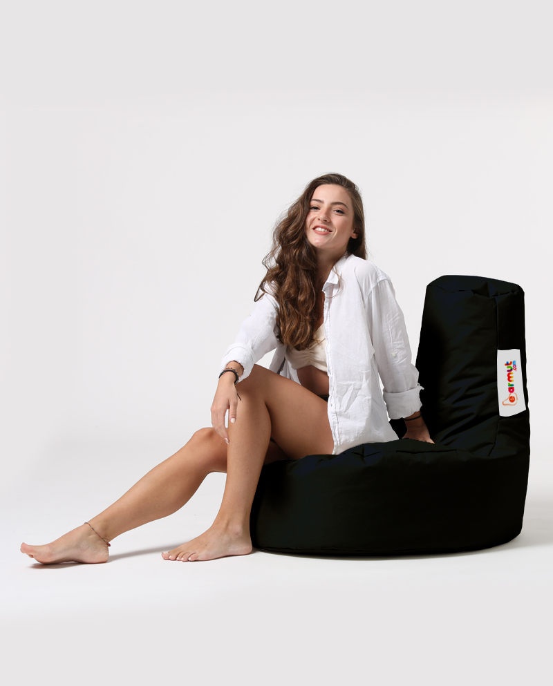 Fotoliu Puf Gradina, Stone blaze, UnicUtil, Culoarea Negru - 1 | YEO