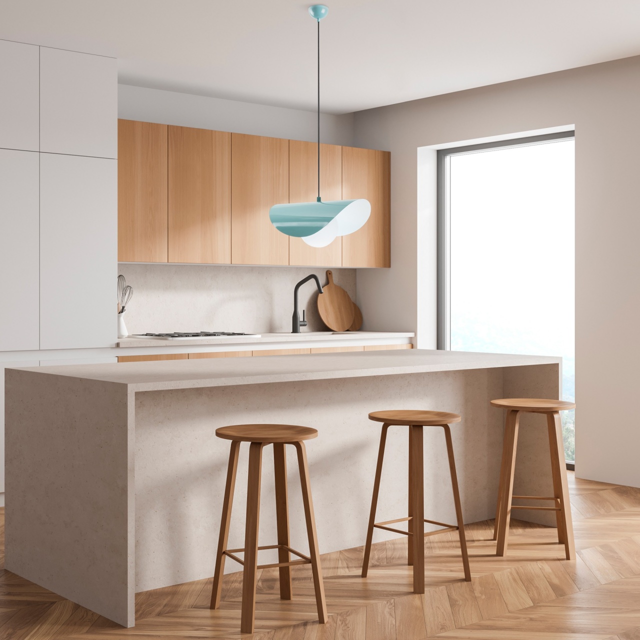 Lustra, Blaze cloud, UnicUtil, Culoarea Turcoaz - 2 | YEO