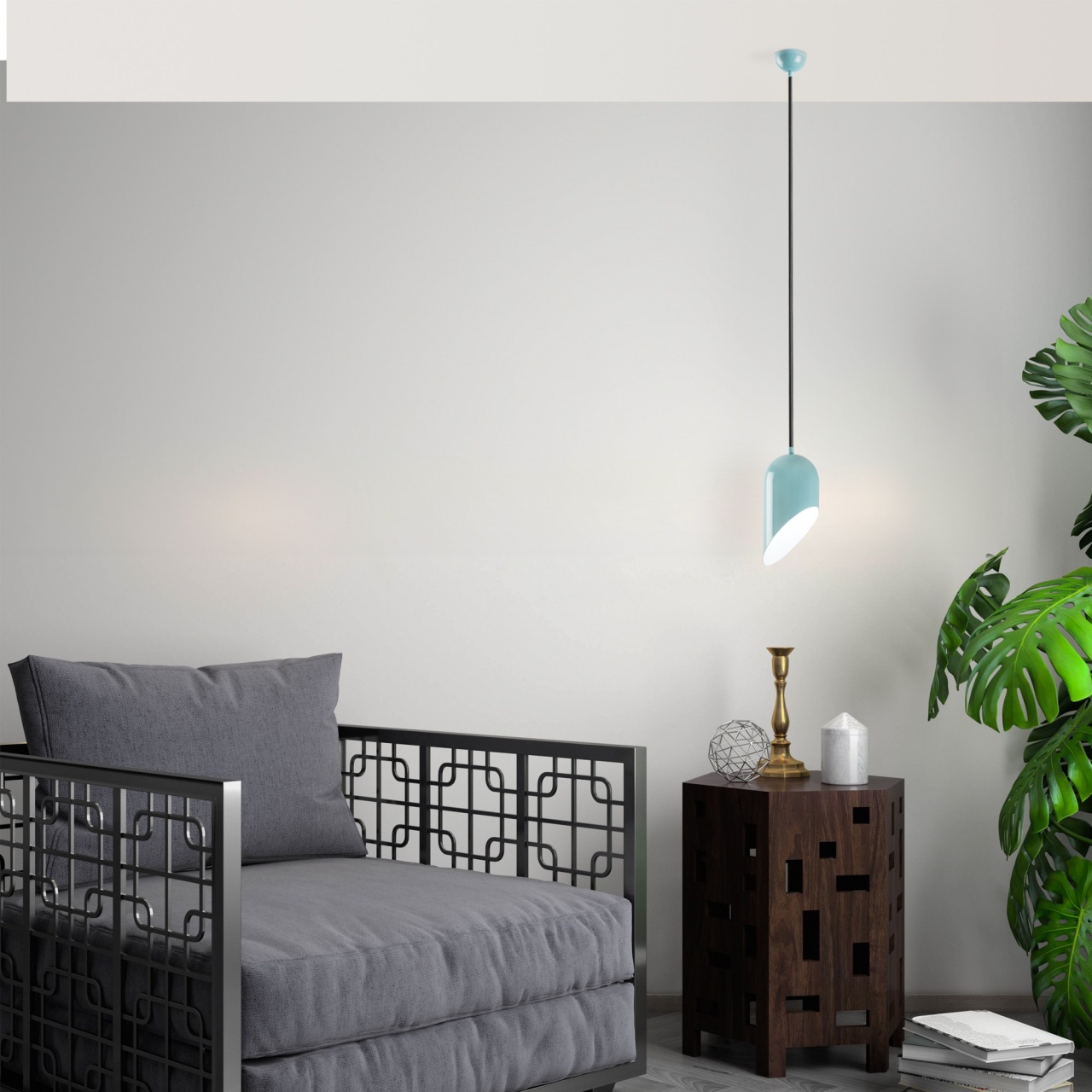 Lustra, Glow peak, UnicUtil, Culoarea Turcoaz - 2 | YEO