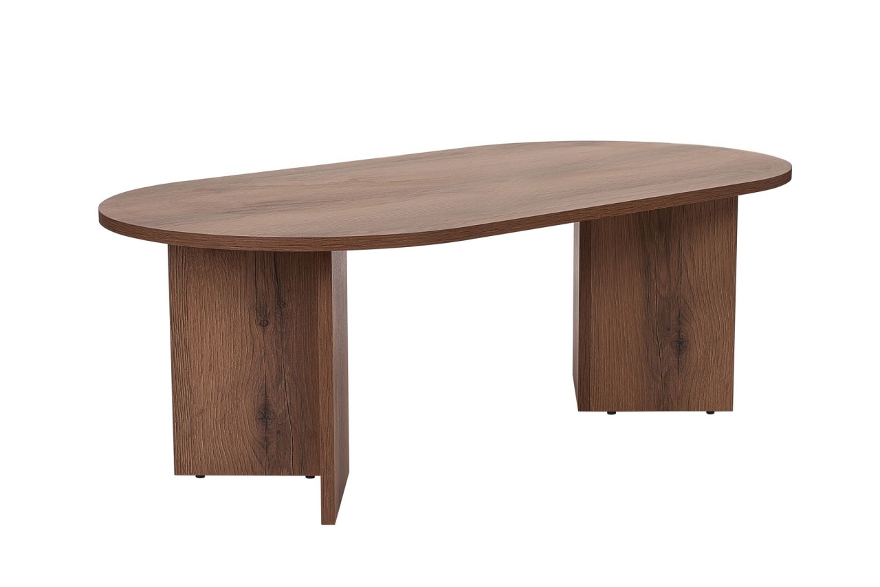 Măsuţă de cafea, Sable Vnt, UnicUtil, Nuc, Lățime: 119 cm, Înălțime: 40 cm, Adâncime: 60 cm - view 4