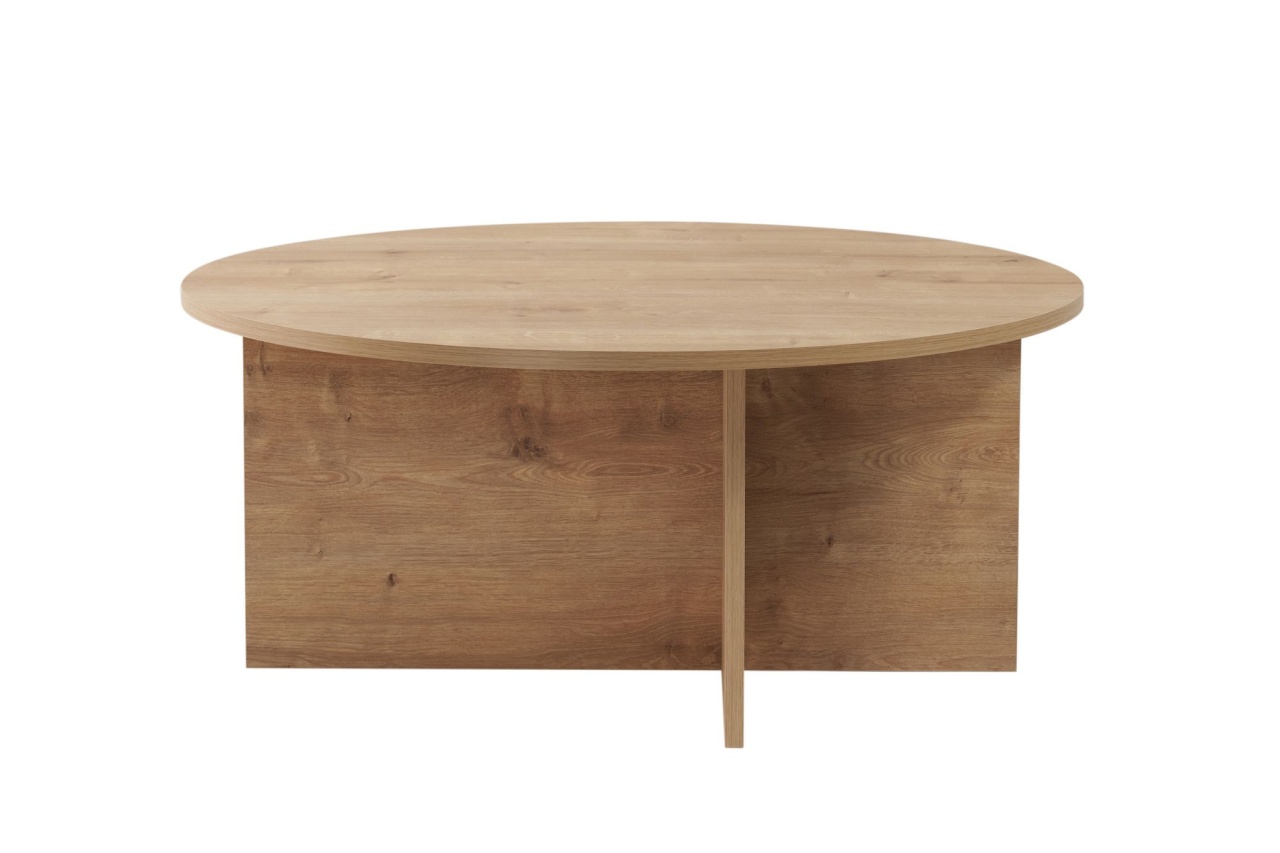Măsuţă de cafea, Soleil Sapphire, UnicUtil, Stejar Safir, Lățime: 90 cm, Înălțime: 40 cm, Adâncime: 90 cm - view 3