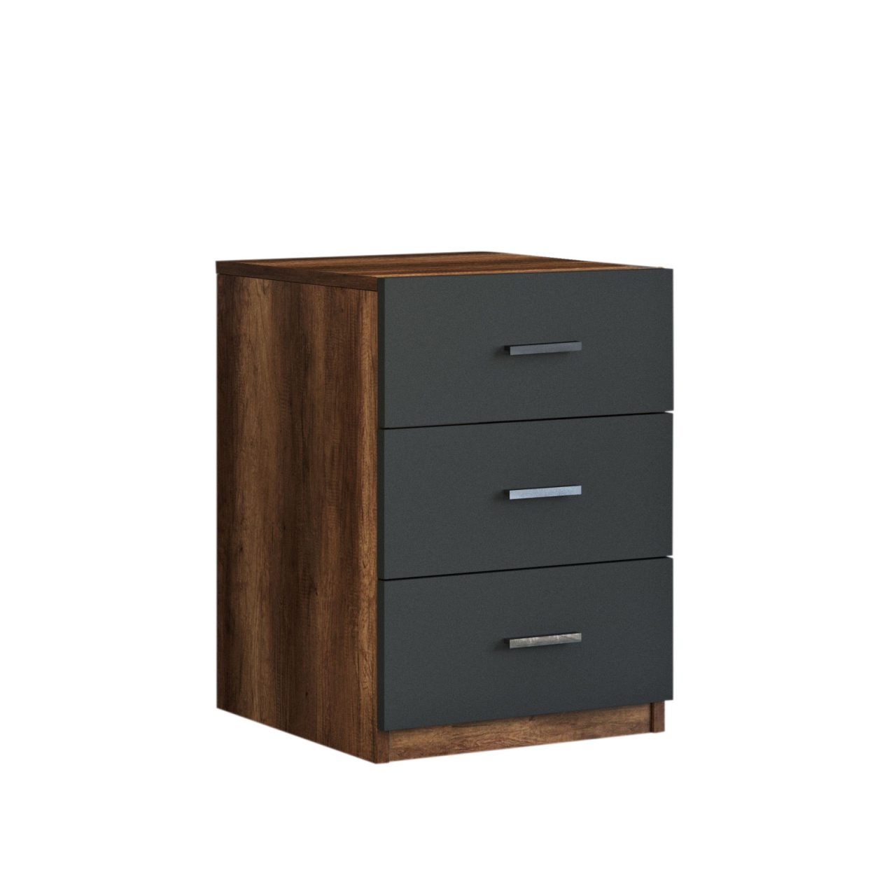 Noptiera, Vo3 Ba, UnicUtil, Nuc-Antracit, Lățime: 44,5 cm, Înălțime: 61,8 cm, Adâncime: 46,6 cm - view 5