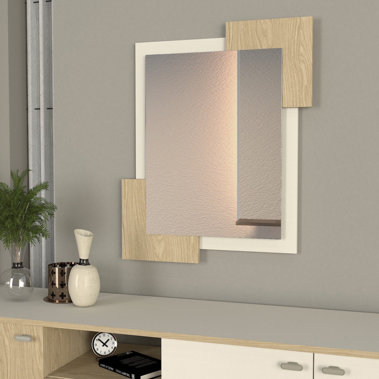 Oglinda, Urban Shape, UnicUtil, Crem, UUOGL24 - 1 | YEO