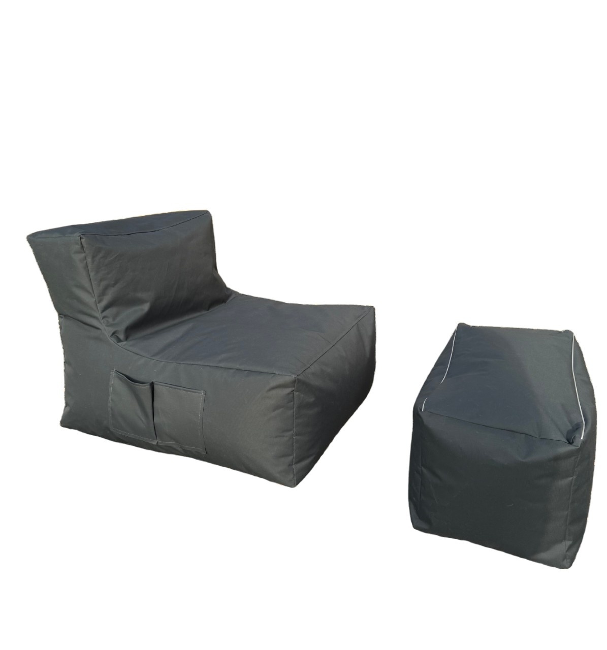 Set fotolii puf (2 Bucati), Group bits, UnicUtil, Culoarea Gri - 2 | YEO