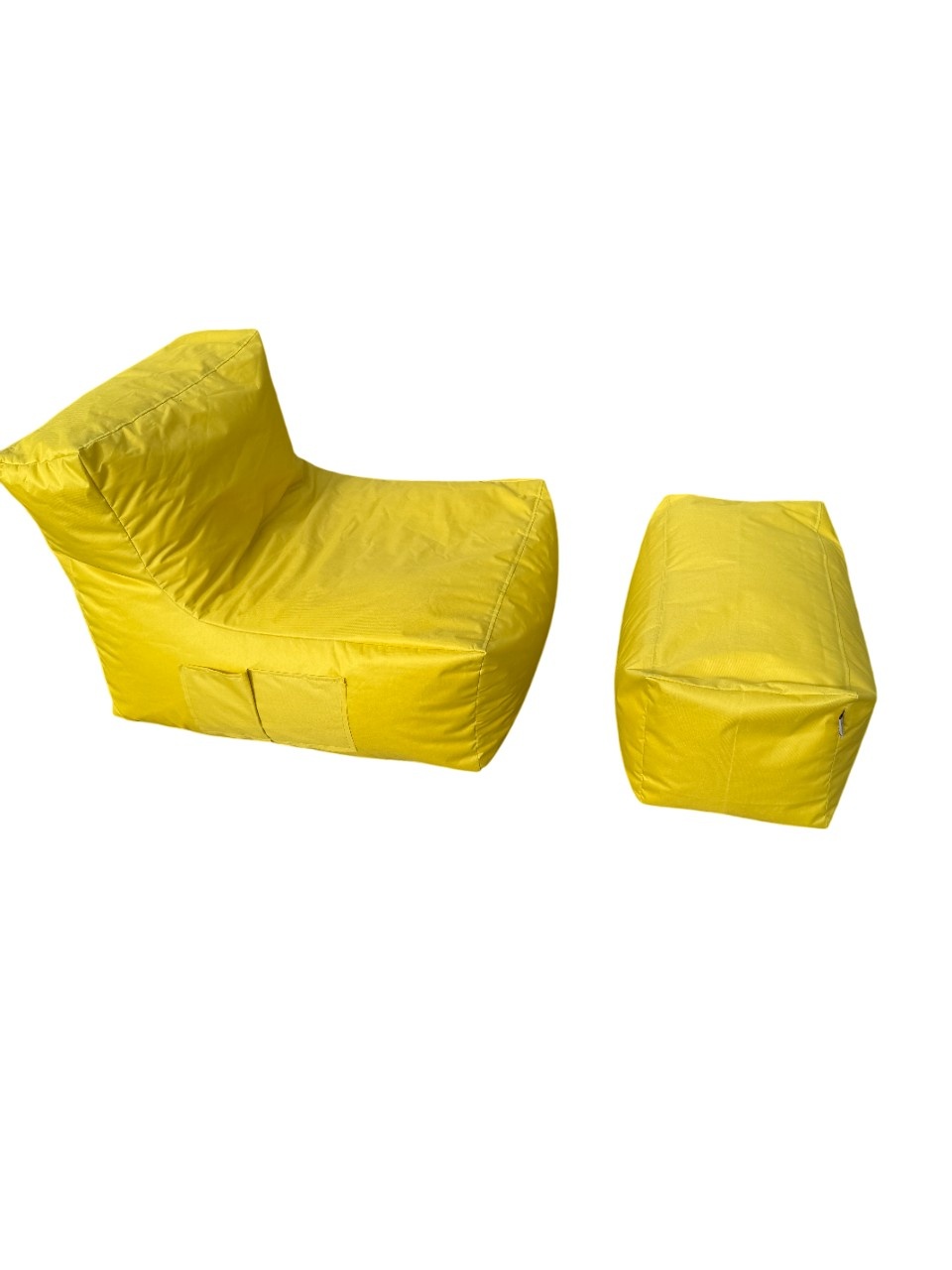 Set fotolii puf (2 Bucati), Vine bundle, UnicUtil, Culoarea Galben - 2 | YEO