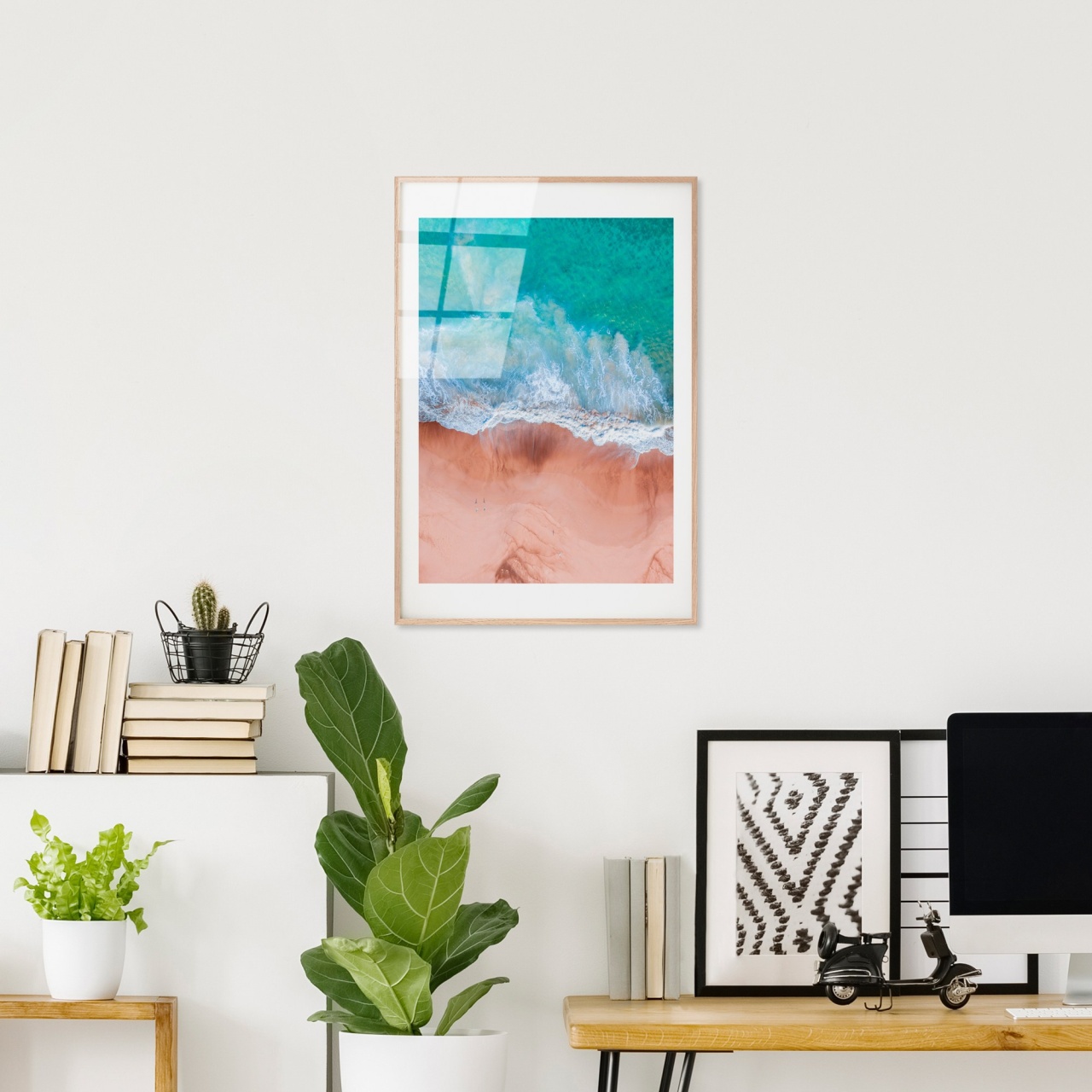 Tablou decorativ din sticla securizata, Echo peak, UnicUtil, Culoarea Multicolor - 2 | YEO