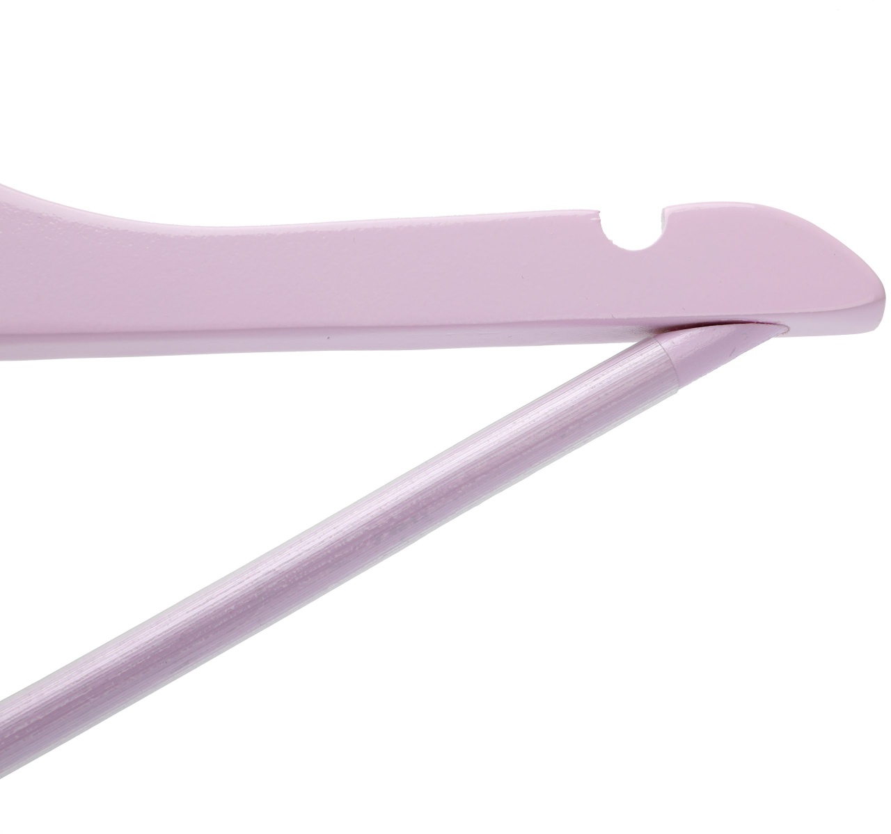 Umeraș din lemn de artar cu bara pentru pantaloni, pentru copii, Roz, 1 bucata - imagine 4