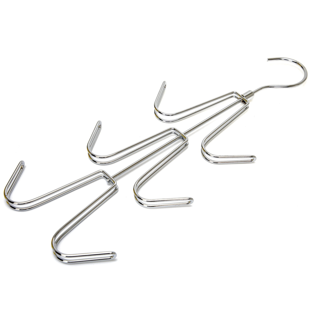 Umeraș din Oțel cu 6 carlige, Argintiu, 1 bucata - imagine 2