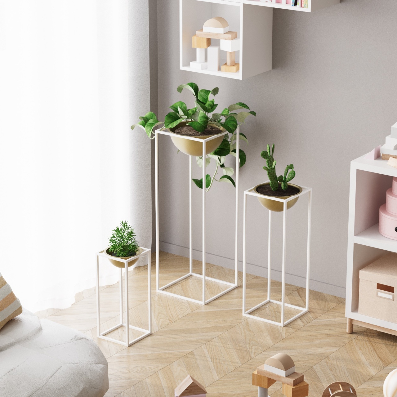 Vas Decorativ, Mist peak, UnicUtil, Culoarea Alb Auriu - 2 | YEO