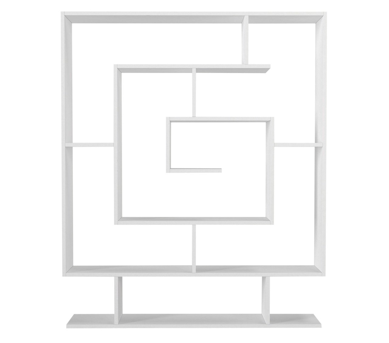 Biblioteca, Geo Labyrinth, UnicUtil, 124.8 x 22 x 149.4 cm, Alb - imagine 4