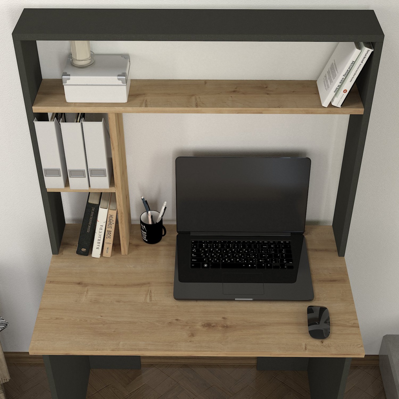 Birou, Multi Space, UnicUtil, Gri-Crem, UUDESK43 - 3 | YEO