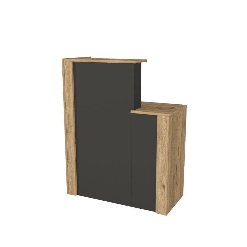 Birou recepție, Enter Front Desk, UnicUtil, Bej-Gri - imagine 6