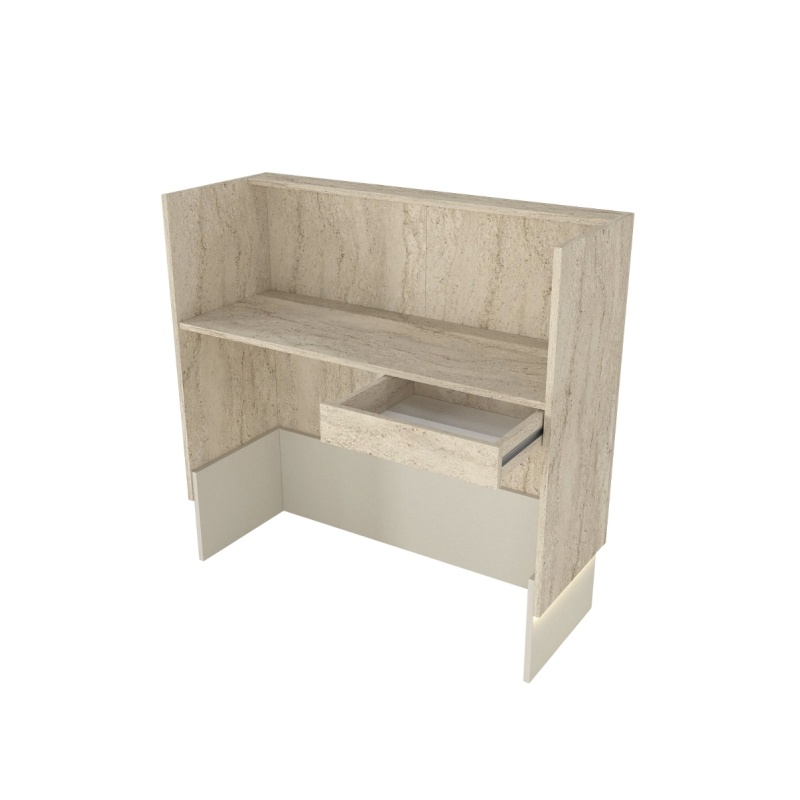 Birou recepție, Rissa Front Desk, UnicUtil, Travertin-Crem - imagine 7