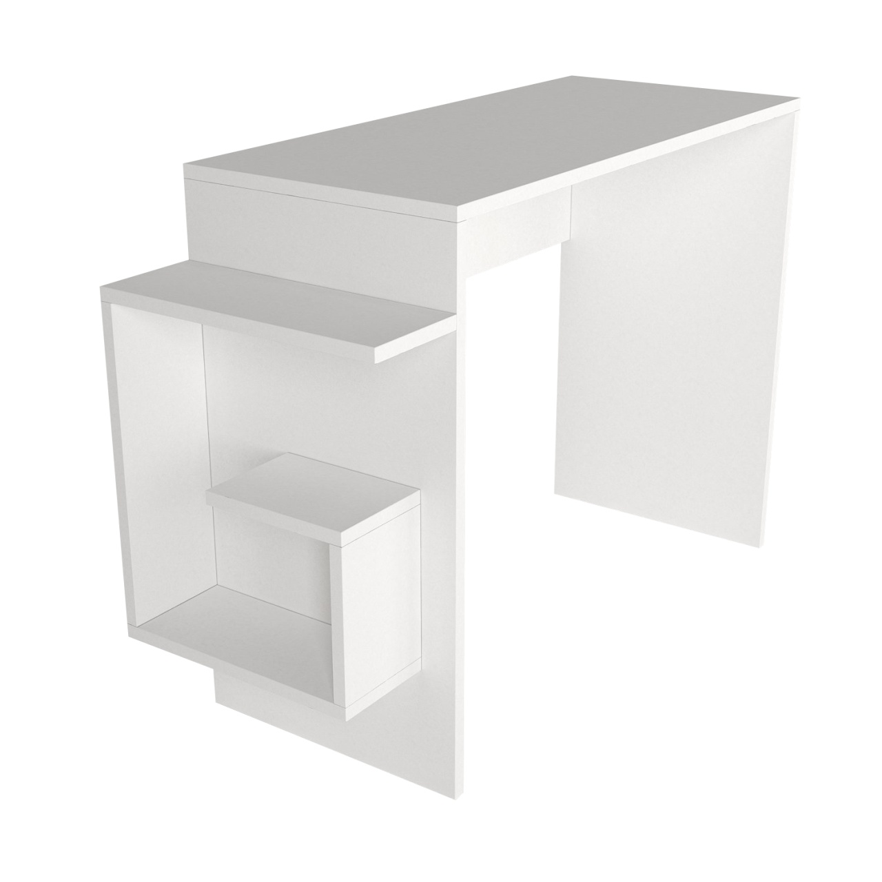 Birou, Sharp Focus, UnicUtil, 104.5 x 40 x 73.8 cm, Alb - imagine 7