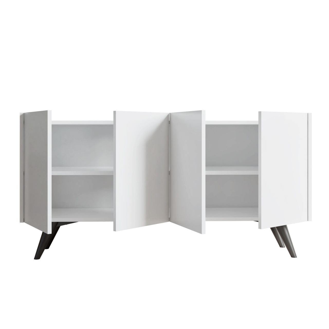 Consolă, Petra Design, UnicUtil, Alb, Lățime: 150 cm, Înălțime: 76 cm, Adâncime: 40 cm - view 4
