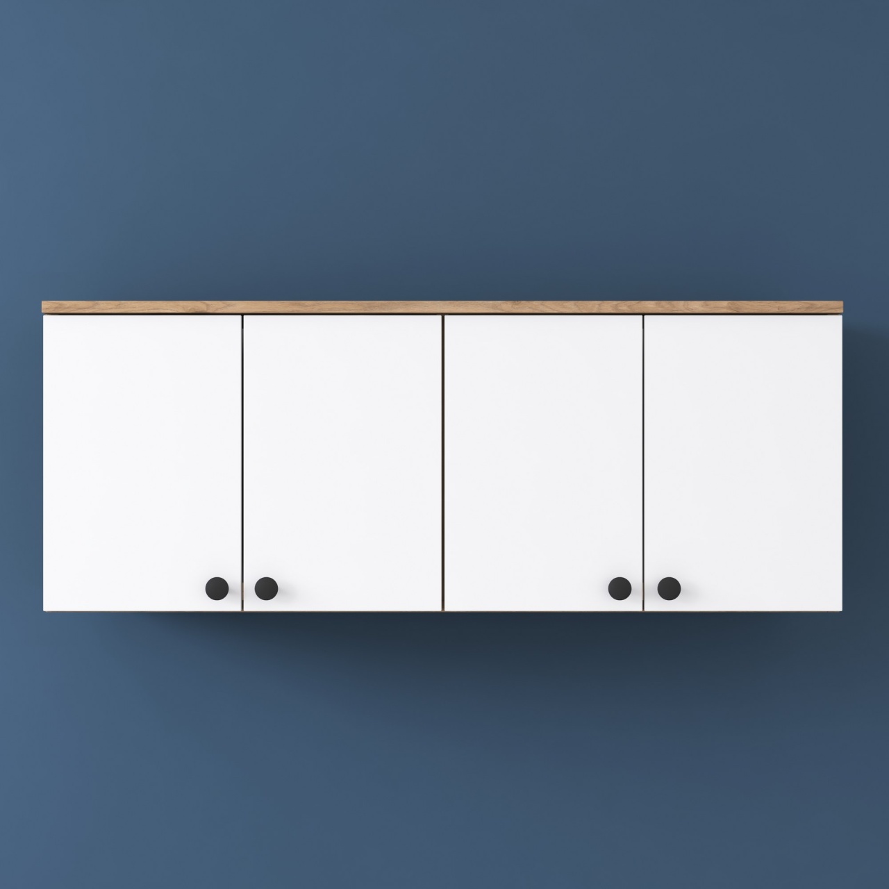 Dulap multifuncțional, Ba120 2670, UnicUtil, Nuc-Alb, Lățime: 120 cm, Înălțime: 46,8 cm, Adâncime: 42,5 cm - imagine 4