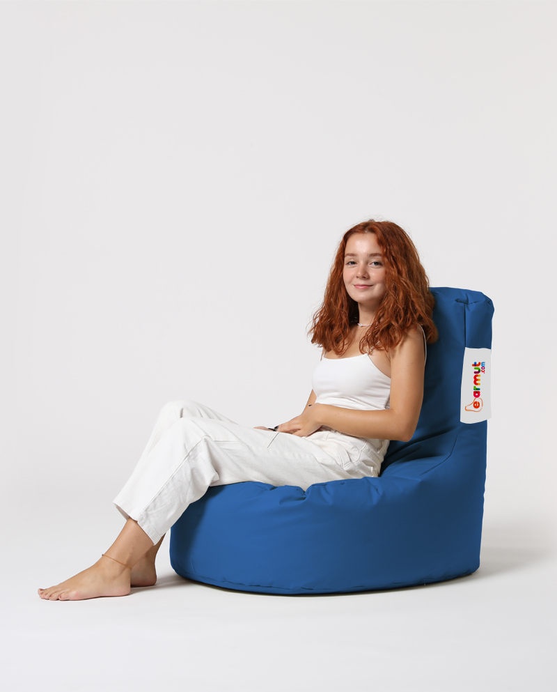 Fotoliu Puf Gradina, Cloud spark, UnicUtil, Culoarea Albastru