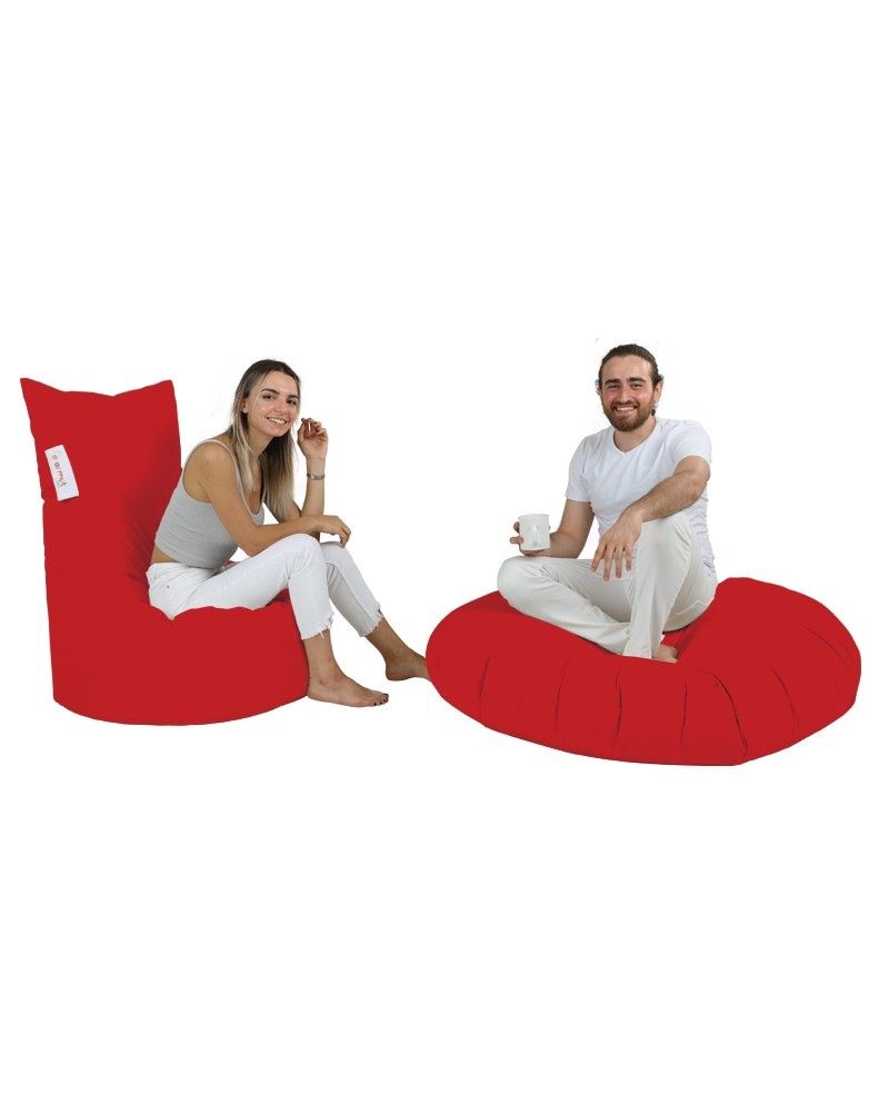 Fotoliu Puf Gradina, Wave drift, UnicUtil, Culoarea Rosu - 4 | YEO