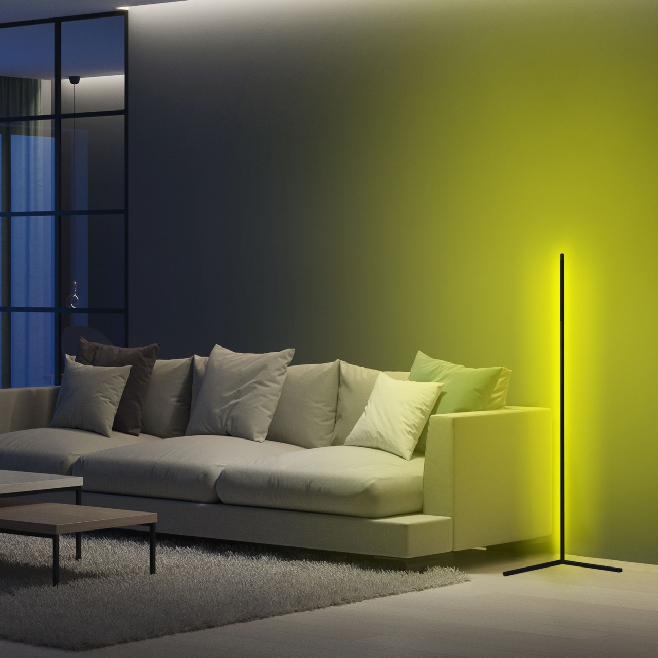 Lampadar, Grove breeze, UnicUtil, Culoarea Galben