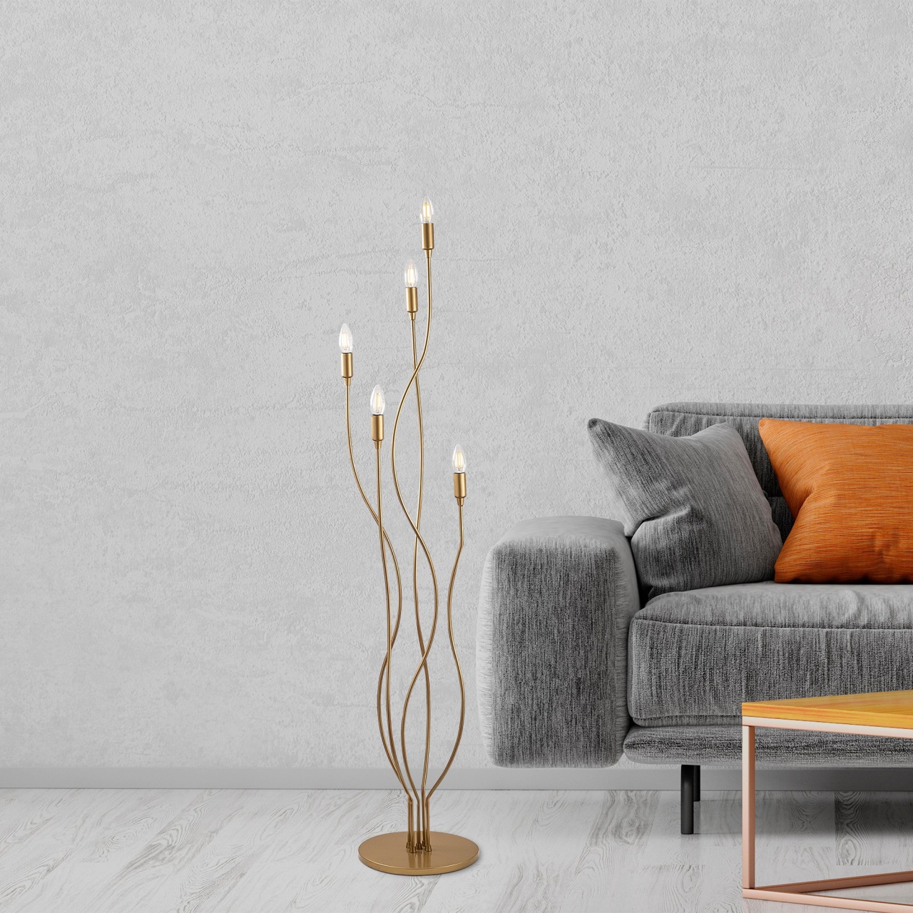 Lampadar, Shell storm, UnicUtil, Culoarea Auriu