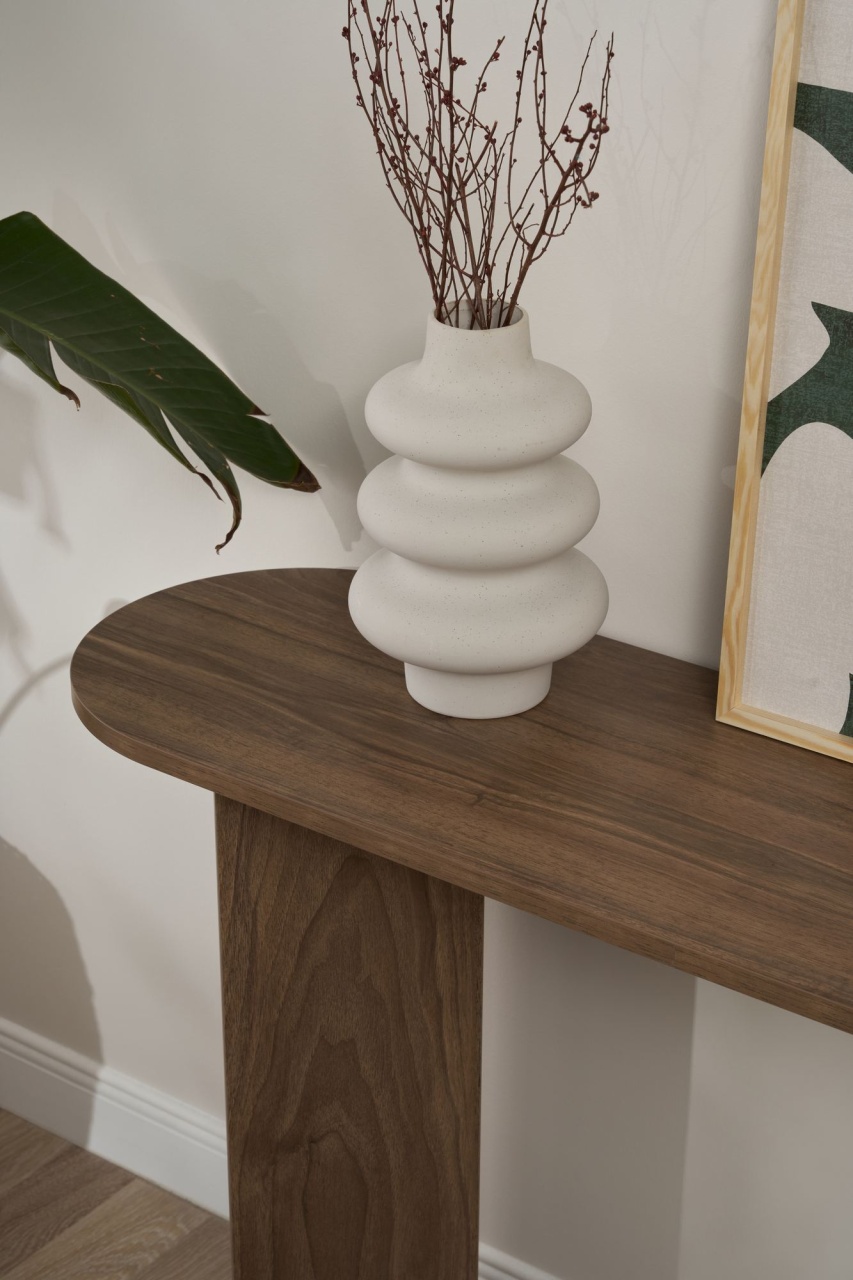 Masa decor, Sira Walnut, UnicUtil, Nuc, Lățime: 150 cm, Înălțime: 75 cm, Adâncime: 35 cm - view 5