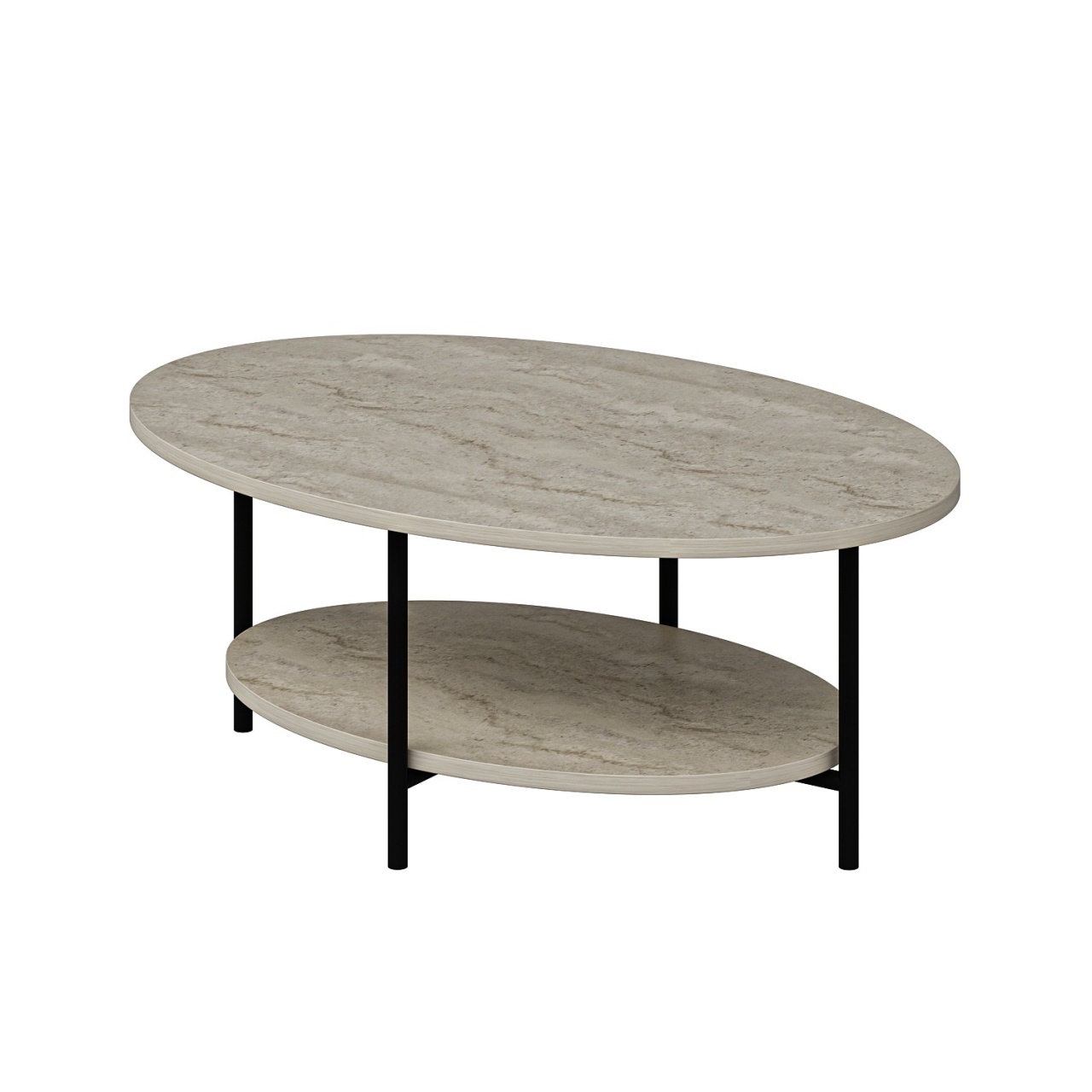 Măsuţă de cafea, Elis Travertine, UnicUtil, Travertin, Lățime: 90 cm, Înălțime: 36 cm, Adâncime: 60 cm - view 3