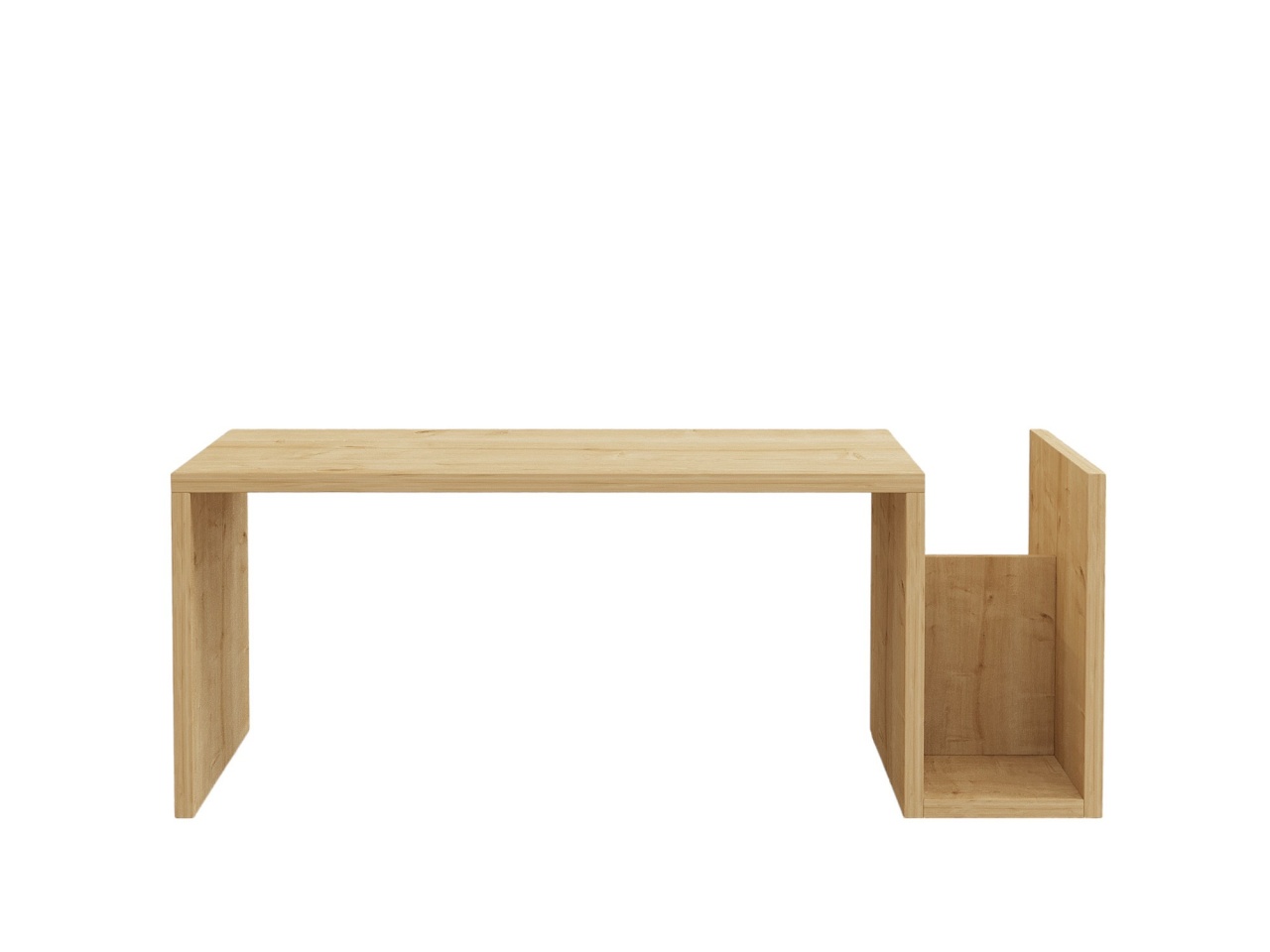 Măsuţă de cafea, Memo Sapphire, UnicUtil, Stejar Safir, Lățime: 86,8 cm, Înălțime: 32,4 cm, Adâncime: 50 cm - view 5