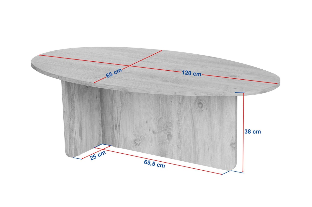 Măsuţă de cafea, Orba Wood, UnicUtil, Negru din lemn, Lățime: 120 cm, Înălțime: 40 cm, Adâncime: 65 cm - imagine 9