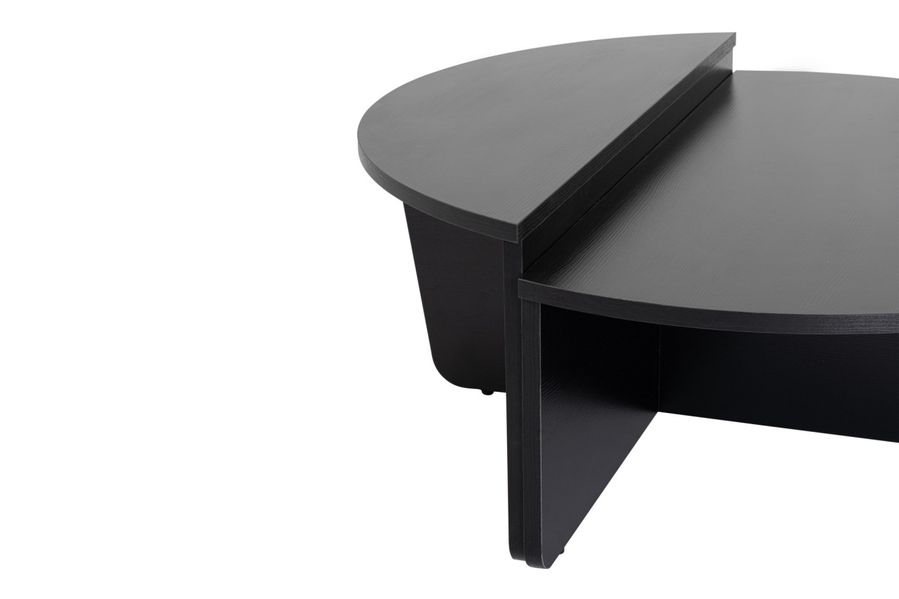 Măsuţă de cafea, Orion Wood, UnicUtil, Lemn-Negru, Lățime: 90 cm, Înălțime: 30 cm, Adâncime: 60 cm, 241NRD1102 - view 5