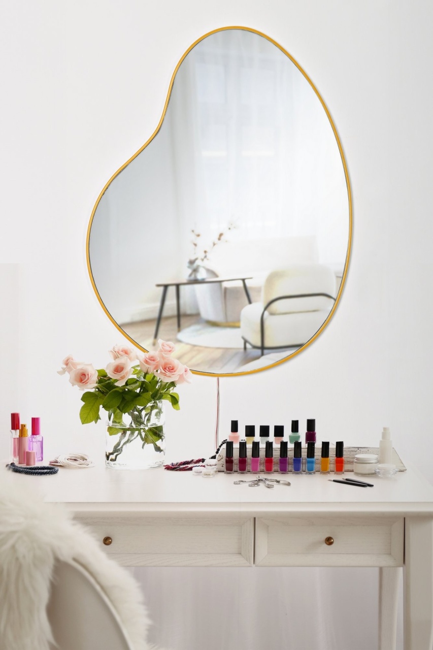 Oglinda, Spark leaf, UnicUtil, Culoarea Galben - 3 | YEO
