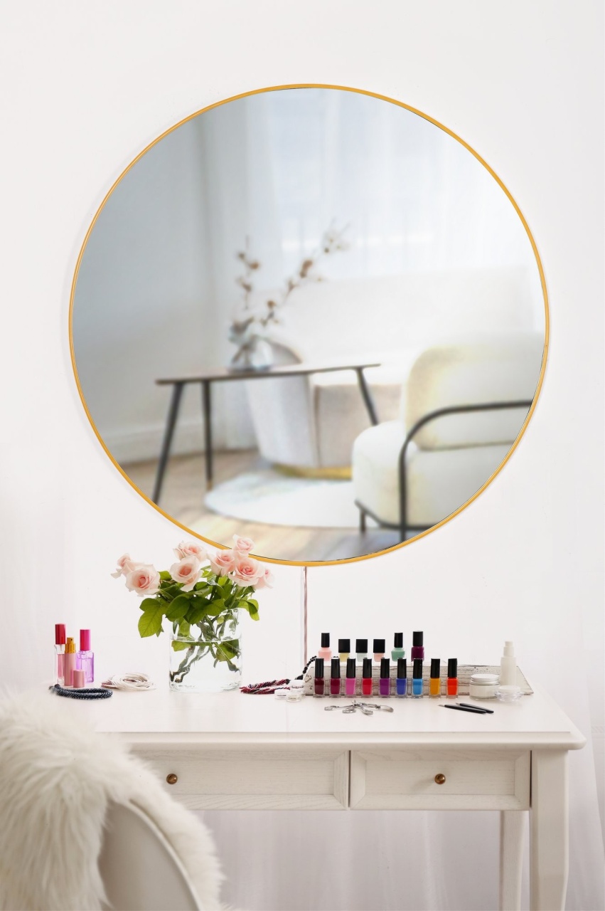 Oglinda, Wave mist, UnicUtil, Culoarea Galben - 3 | YEO