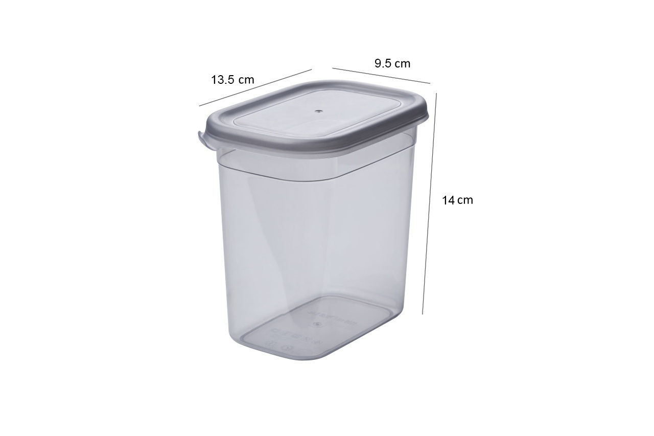 Set 10 recipiente alimentare , UnicUtil, Spacious Lightweight, Antracit - 3 | YEO