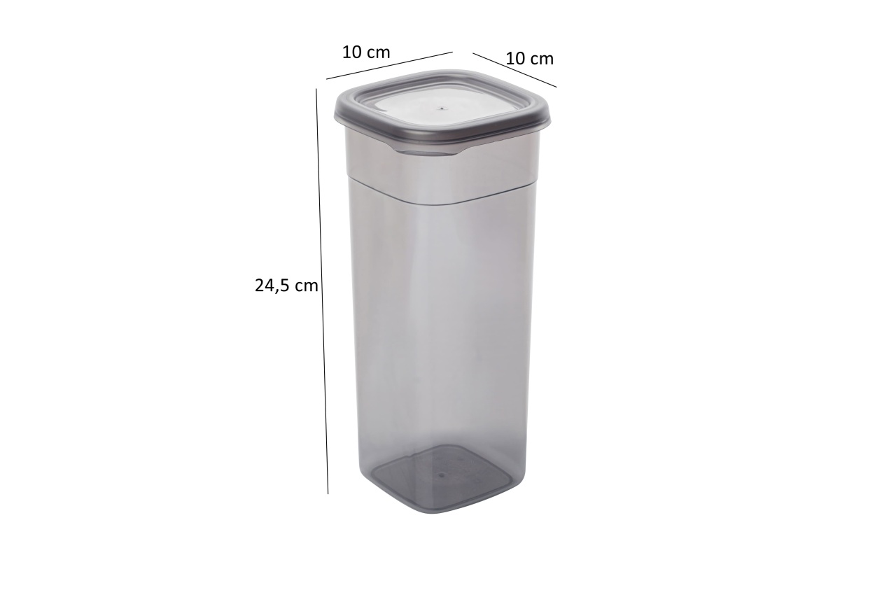 Set 6 recipiente alimentare , UnicUtil, Spacious Modern, Antracit - 2 | YEO