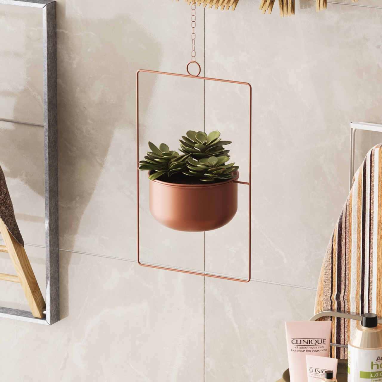 Vas Decorativ, Wave shell, UnicUtil, Culoarea Cupru - 2 | YEO