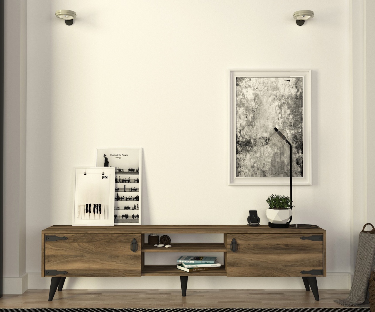 Comoda TV, Cozy Living, UnicUtil, Nuc - imagine 5