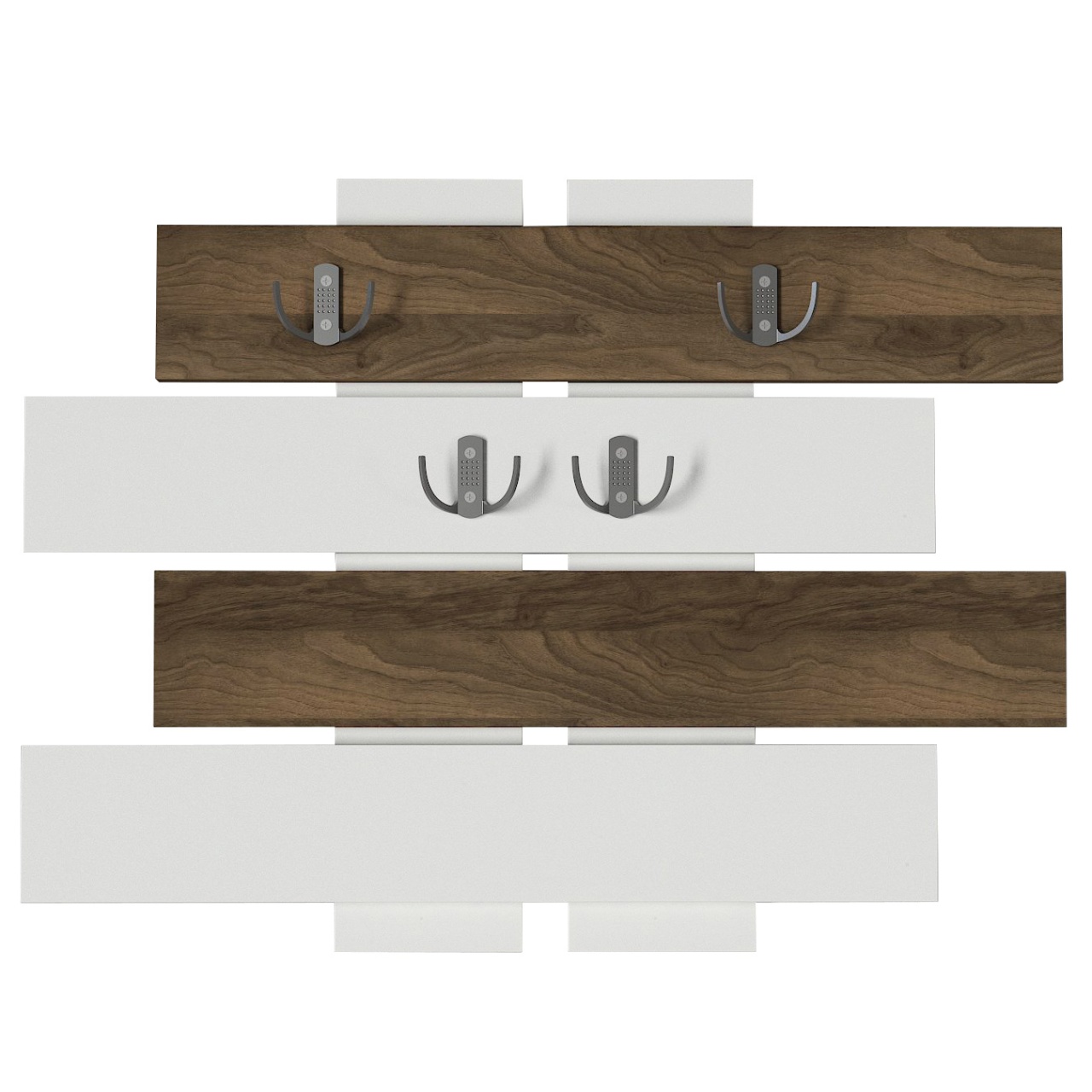 Cuier, Bold Hooks, UnicUtil, 80 x 60 cm, Alb-Maro - imagine 5