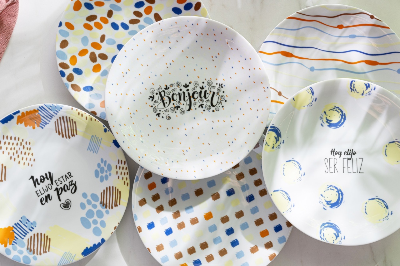 Dessert Plate Set (6 Bucati), Glow dust, UnicUtil, Culoarea Multicolor - 1 | YEO