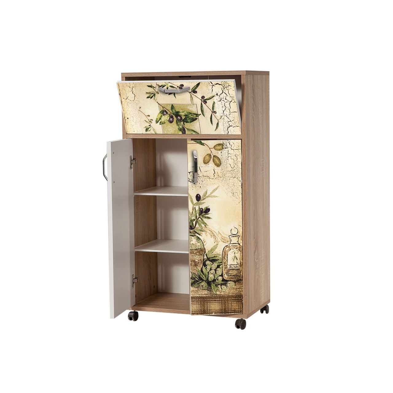 Dulap multifuncțional, Kiler 737, UnicUtil, Stejarul Sonoma, Lățime: 60 cm, Înălțime: 116 cm, Adâncime: 36 cm - view 6