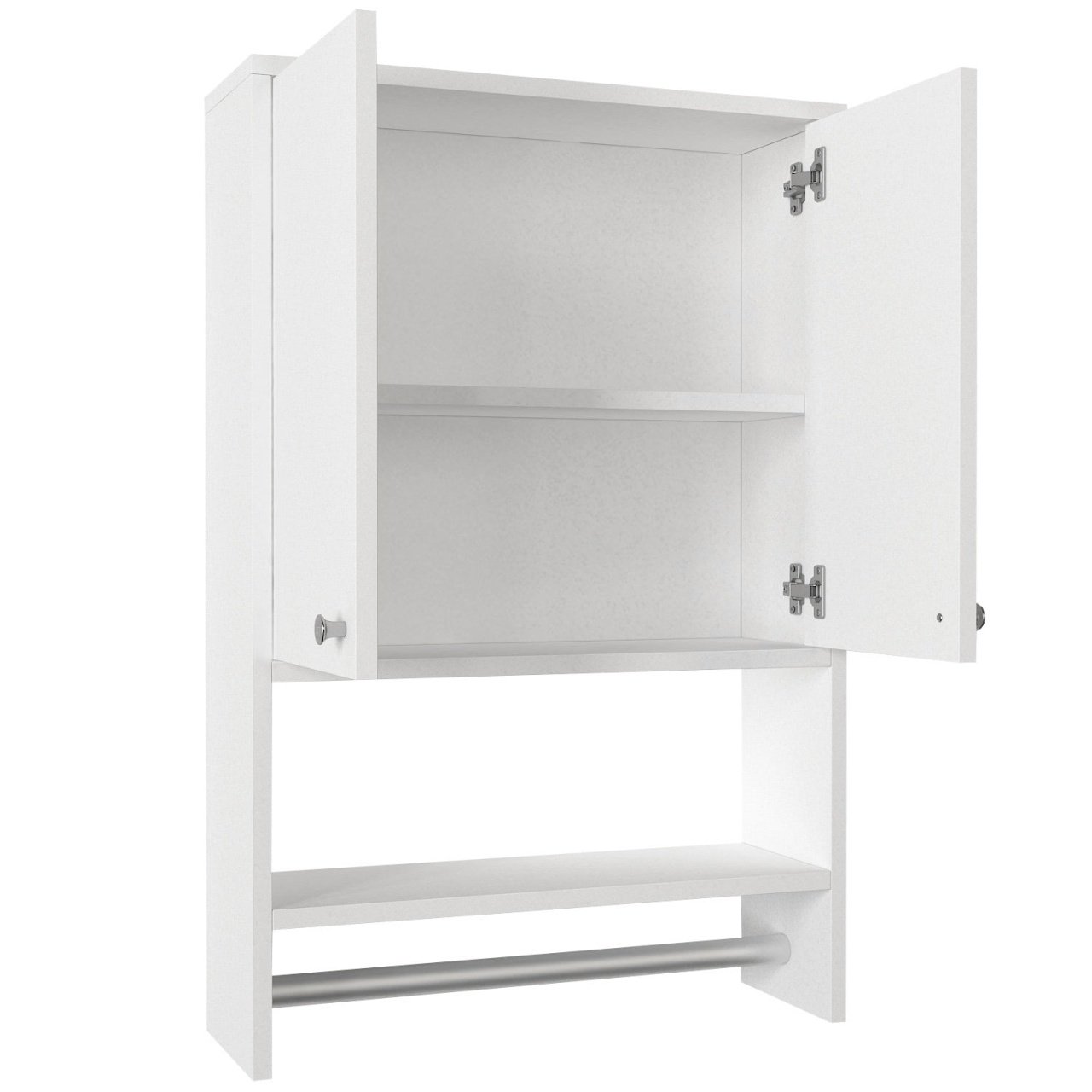 Dulap Organizator pentru Baie UnicUtil, 59 x 20 x 90 cm, Alb - 1 | YEO